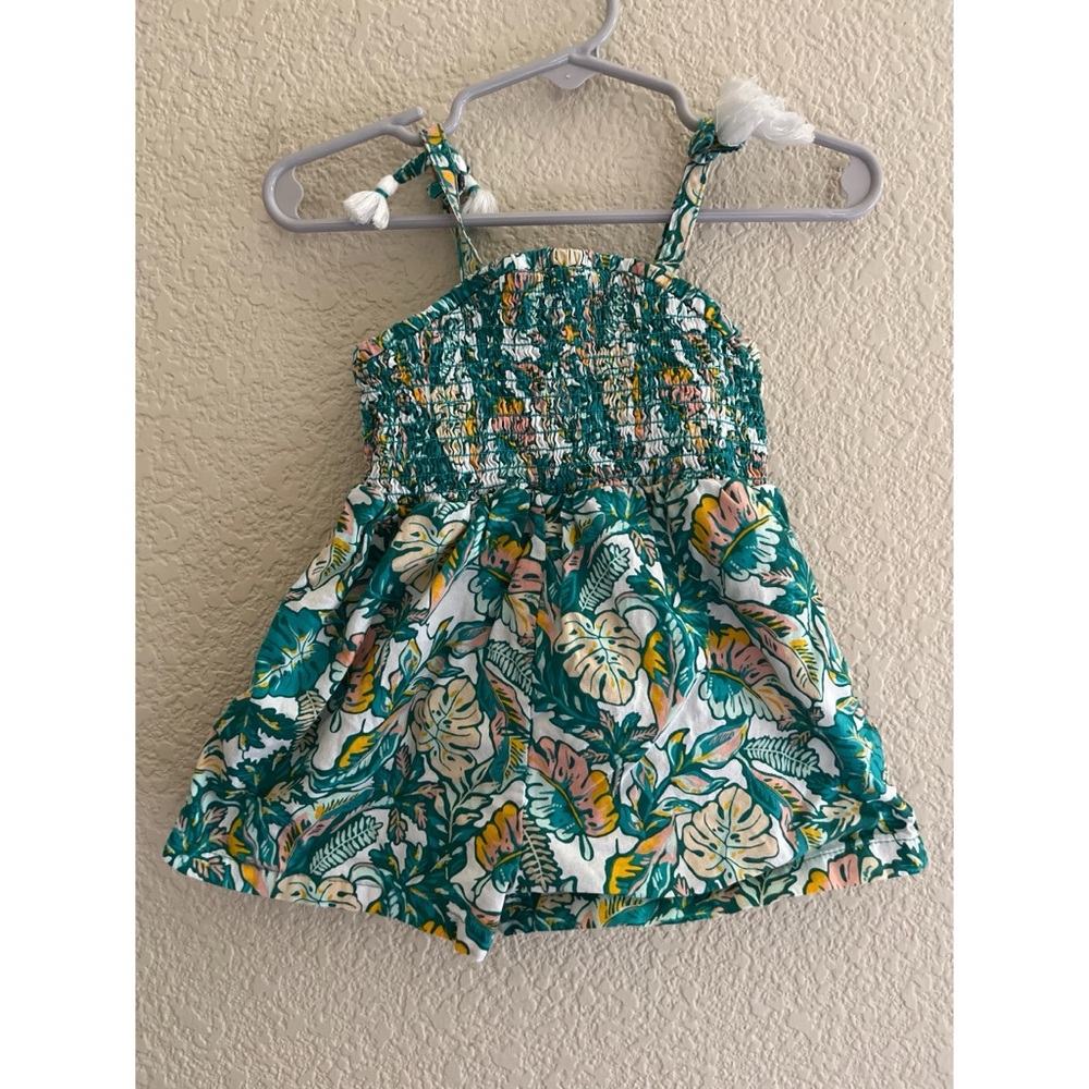 Tommy Bahama Tropical Romper Girls Size 18 Months